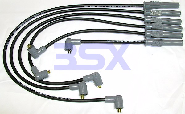 Stealth 3000GT Diamonte 3.0 V6 DOHC 91-99 10 mm High Performance Red Spark Plug Wire Set 28152R 