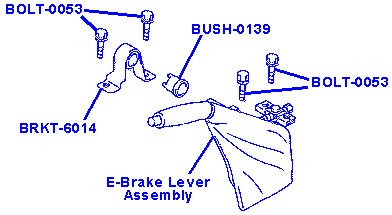 Stock E-Brake Handle Assembly EBrake Handle Parking Brake 3000GT 