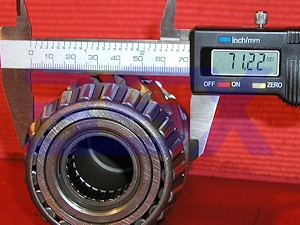 5-speed 25-spline Diameter