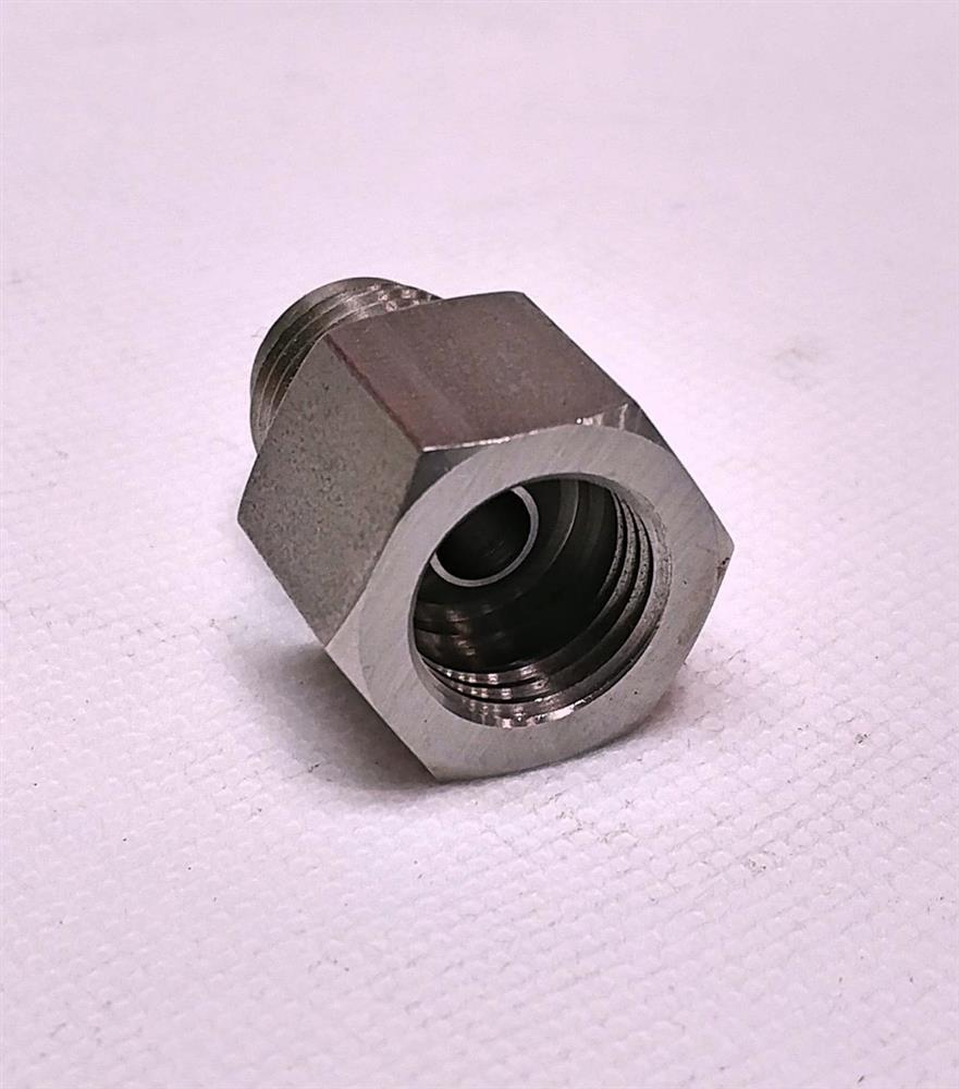 Mitsubishi DSM Fuel Fitting Adapter 6AN Male to M14x1.5 Female INVERTED FLARE