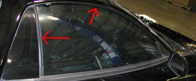 Picture of Window Weather Strip UPPER (rubber around top of door glass on body) *DISCONTINUED*