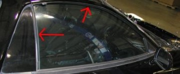 Picture of Window Weather Strip UPPER (rubber around top of door glass on body) *DISCONTINUED*