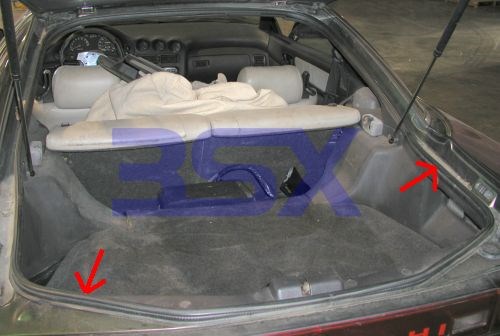 Picture of Window Weather Strip Rear Hatch (rubber around inner opening of trunk)