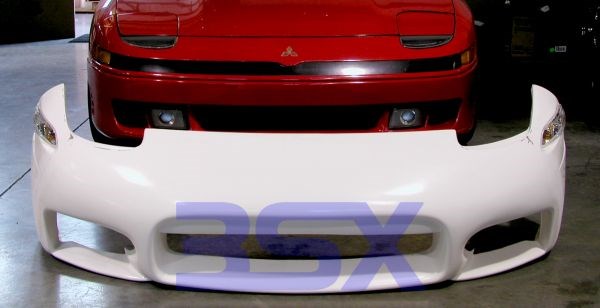 Picture of 3SX Custom Fiberglass 99 Bumper 91-93 3000GT