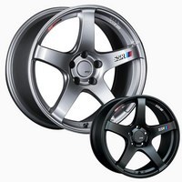 Picture of SSR Wheels GTV01 Aluminum Wheels - Flat Black & Phantom Silver