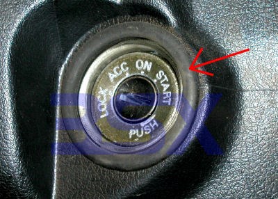 Picture of Grommet Around Ignition Key In Steering Column
