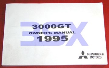 Picture of Owners Manual Mitsubishi 3000GT OEM Factory Original