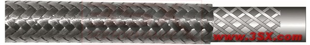 Picture of PHENIX - K106 - Hose Double Braided - Stainless - AN6 - Per Foot