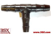 Picture of Vacuum Fittings - TEE 1/4-inch Barb x 3