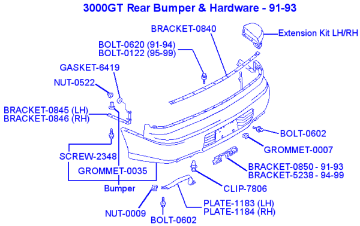 Picture of Bumper Extensions Kit (Top Corner Covers) Left/Driver *DISCONTINUED*