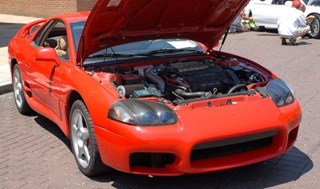 Picture of Front Bumper OEM Mitsubishi 3000GT 99 Red