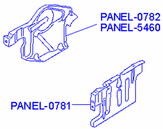 Picture of PANEL-0782 - Under Cover Panel SIDE RH/PS Tranny Cover