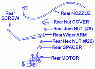 Picture of Wiper Rear Arm SCREW (each)