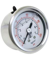 Picture of TurboSmart Fuel Pressure Gauge 1.5inch 100 psi 1/8 NPT