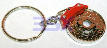 Picture of Key Chain Brake Caliper w Spinning Rotor - Red