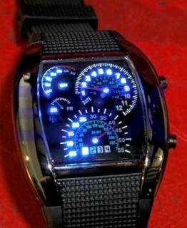 Picture of LED Speedometer Watch - BLACK LED