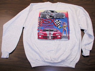 Picture of T-Shirt 3SX Cars with Girl - SWEATSHIRT GREY Large ( L )