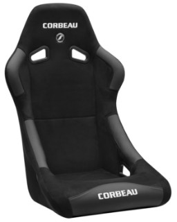 Picture of Corbeau Seat Forza - Black MicroSuede - SINGLE