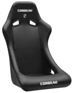 Picture of Corbeau Seat Forza - Black Vinyl - SINGLE