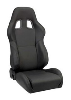 Picture of Corbeau Seat A4 - Black Leather - Pair