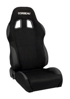 Picture of Corbeau Seat A4 - Black MicroSuede - Pair