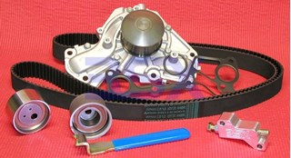 Picture of Mitsubishi 60k Service Kit w SOLID Tensioner - Gates Racing Belt