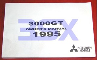 Picture of Owners Manual 3000GT 1998 OEM