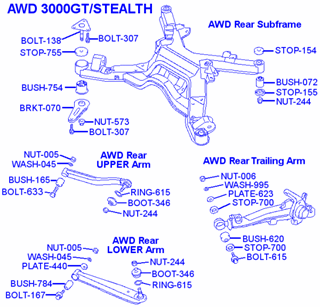 Picture of STOP-154 - Stopper Rear Subframe Rearward Upper