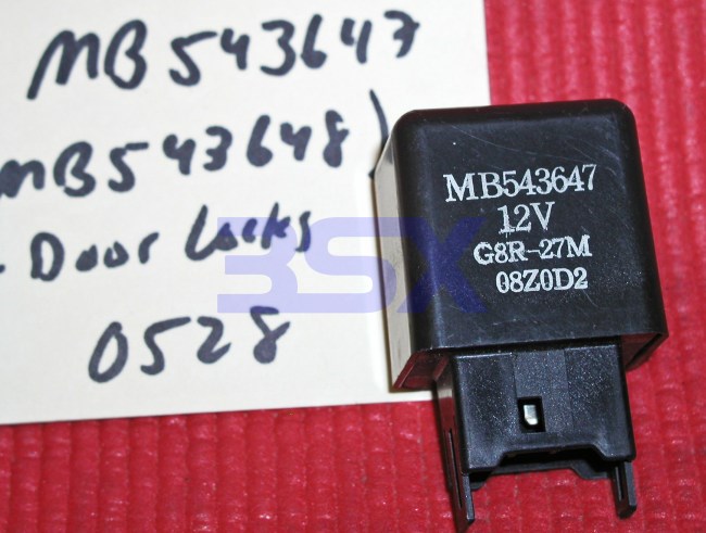 Picture of USED Relay for Popups and Door Locks MB543647 / MB543648 USED-0528