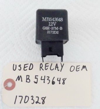 Picture of used relay OEM mb543648 170328