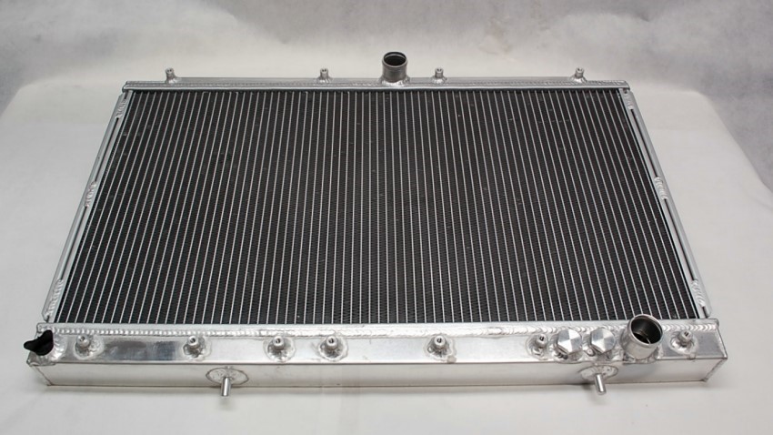 Picture of 3SX Custom Extra Cooling Aluminum Radiator with Brackets 3000GT / Stealth (Manual Trans Only)