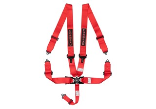 Picture of Corbeau Harness 5-point Camlock Belt Bolt-In Red