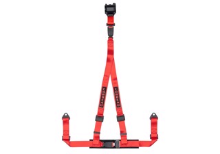 Picture of Corbeau Harness 3-point Retractable Bolt-In Red