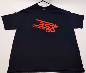 Picture of T-Shirt 3SX Piston - BLACK Large (L)