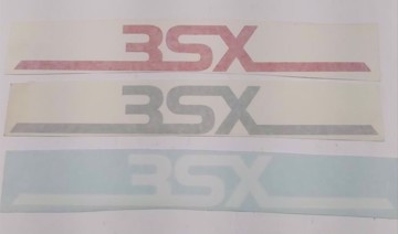 Picture of 3SX Mini Windshield Banner Decals