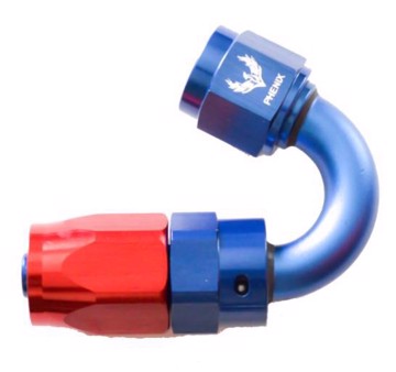 Picture of PHENIX - J12150-2 - Hose End AN12 150 Swivel Red+Blue
