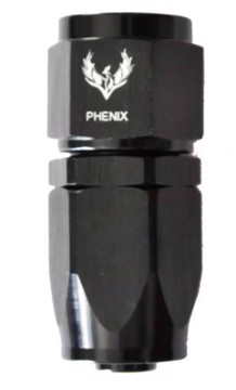 Picture of PHENIX - J1200-3 - Hose End AN12 Straight Swivel Black