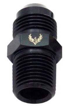 Picture of PHENIX -  B812-3 - Union AN8 to 1/2 NPT Black