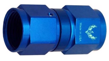 Picture of PHENIX - C10-4 - Coupler AN10 Female to Female Straight Swivel Blue