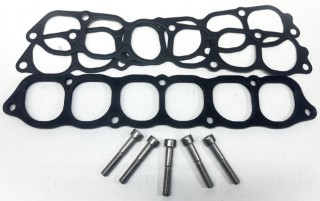 Picture of 3SX Phenolic Plenum Spacer DOHC NON-TURBO w Bolts + 2 Gaskets