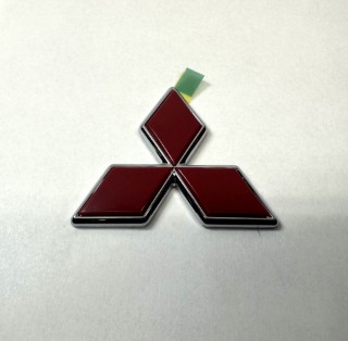 Picture of Decal Mitsubishi Diamonds 3D RED+CHROME