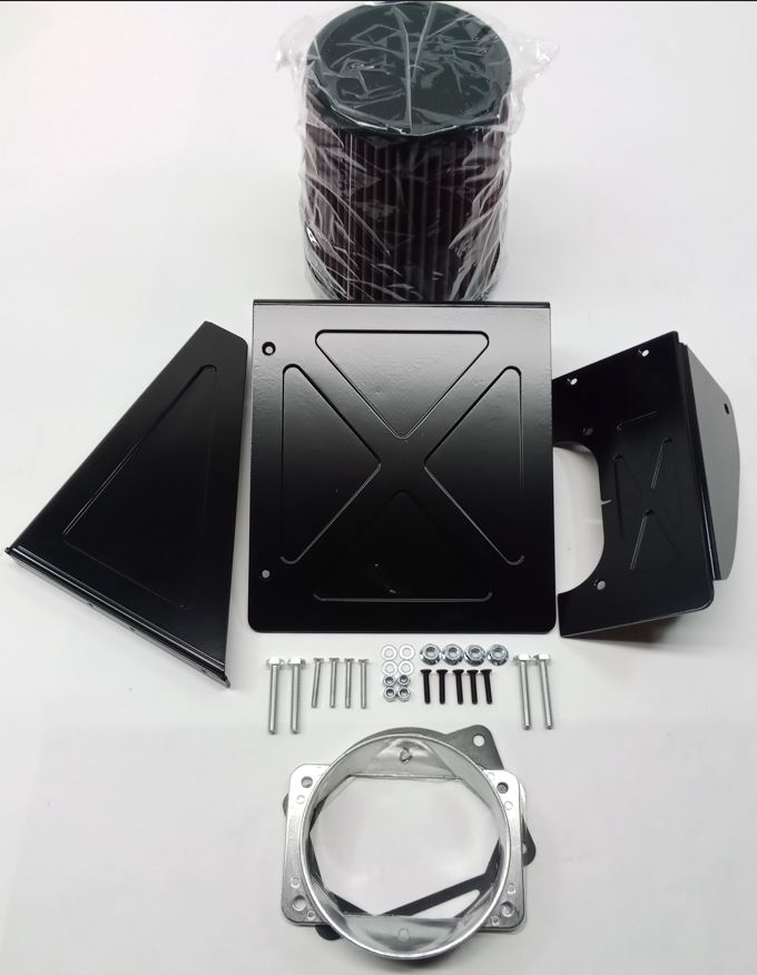 Picture of 3SX Custom Cold Air Intake Box Kit with Filter CAI - 3000GT / Stealth - Silver