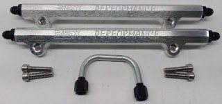 Picture of Fuel Rails 3SX Custom Aluminum PAIR with LOOP for 6G72 DOHC