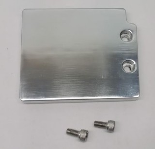 Picture of 3SX Plenum Harness Plug Cover Plain - Aluminum