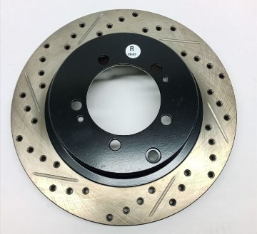 Picture of Rotora Brake Rotors 3S TT 94-99 RT RR Drilled/Slotted 